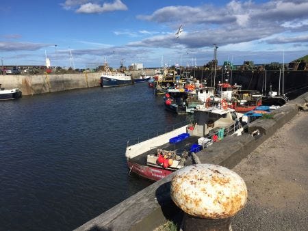 Seahouses harbour